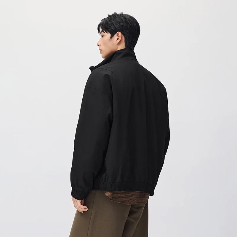 Semir Men Padded Jacket Minimal Design Oversized Fit Stand Collar 2026 New Winter Daily Wear Urban Casual Style