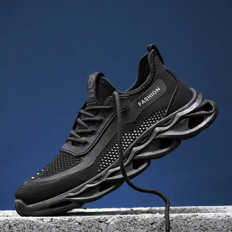 Mens Sports Shoes Summer New Mesh Breathe Low Cut Casual Sneakers Anti Slip Shock-absorbing Fashion Street Wear Walking Shoes