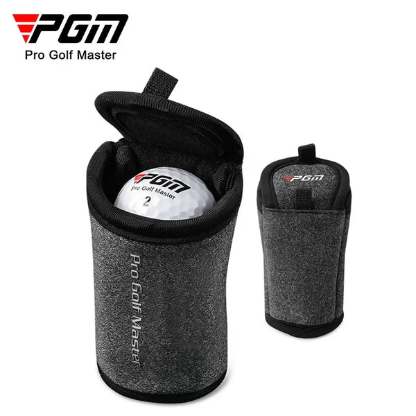 PGM Golf Ball Bags Protector Thickened Plush Convenient Mini Men's and Women's Waist Bag Can Hold 2 Balls SOB015