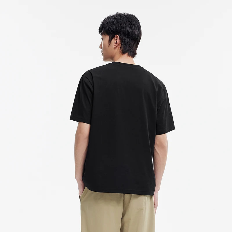 Semir Mens Tshirt 2026 Knitted Inner Wear Printed Crew Neck New Style Versatile Casual Soft Daily Wear