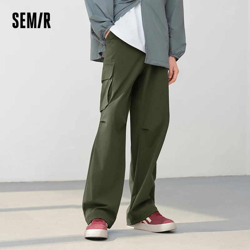 Semir Men Pants Quick 2026 Dry Cooling Outdoor Functional Drawstring Workwear Urban Casual Everyday Style Soft Comfortable