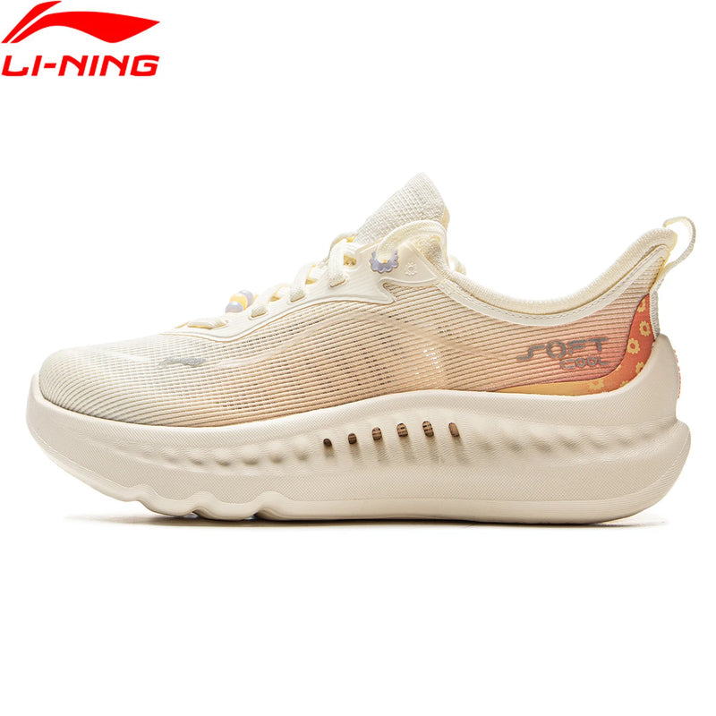 ស្បែកជើង Li-Ning សម្រាប់នារី SOFT COOL 2 LIFESTYLE COMFOAM MAX Cushion COOL SHELL មានខ្យល់ចេញចូលបាន ស្បែកជើងប៉ាតាទាន់សម័យបែបលីនីង AGLV010