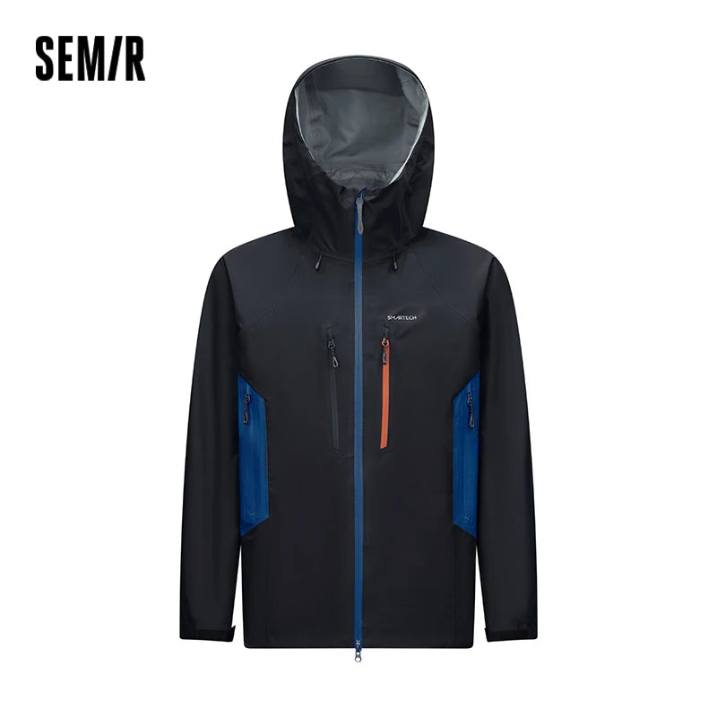 អាវក្រៅបុរស Semir ធន់នឹងទឹក ធន់នឹងការកកិត មានខ្យល់ចេញចូលបាន ពាក់បានបីផ្លូវ ពាក់ប្រចាំថ្ងៃរដូវរងាថ្មីឆ្នាំ ២០២៦