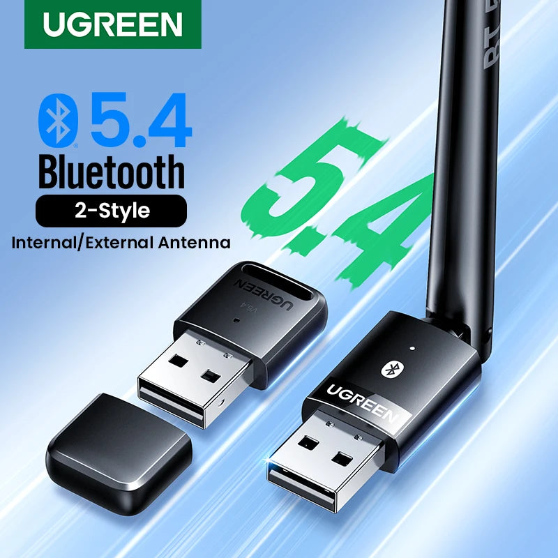 UGREEN USB Bluetooth 6.0 5.4  Dongle Adapter for PC Speaker Wireless Mouse Keyboard Music Audio Receiver Transmitter Bluetooth