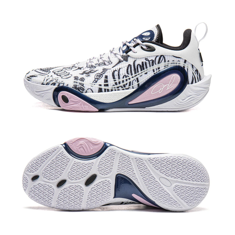 ស្បែកជើងបាល់បោះបុរស Li-Ning WADE DLO 1 លើទីលាន BOOM ទម្ងន់ស្រាល ស្រូបយកឆក់ ទ្រទ្រង់លំនឹង ស្បែកជើងប៉ាតា ABPV009