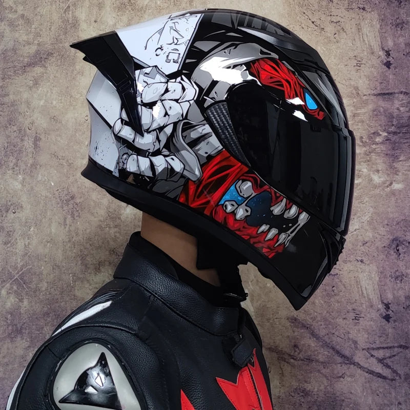 Motorcycle helmet double lens full mask capacete de moto cyclist casco para moto kask helmets