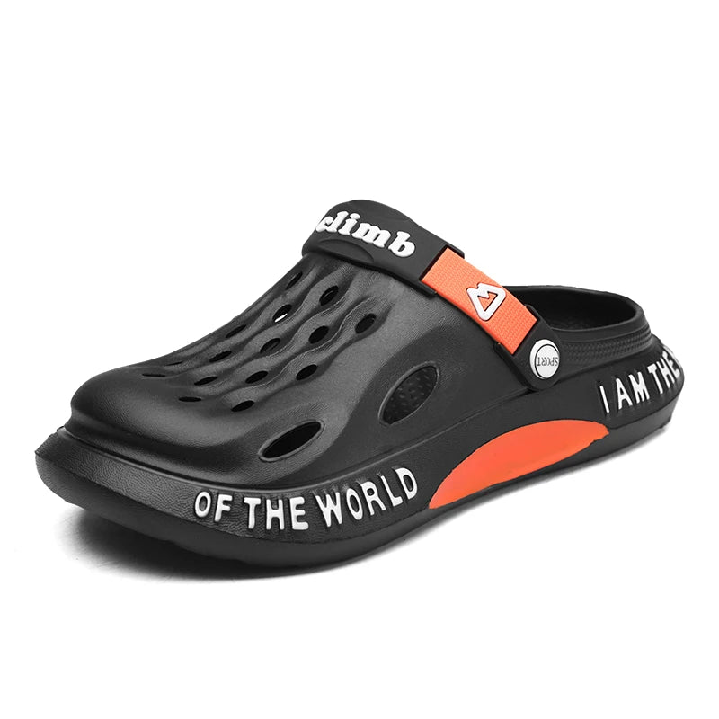 Soft Comfortable Rubber Clogs Slippers Beach Sandals Garden Shoes Summer Barefoot Water Shoes Cholas Man Zuecos Hombre