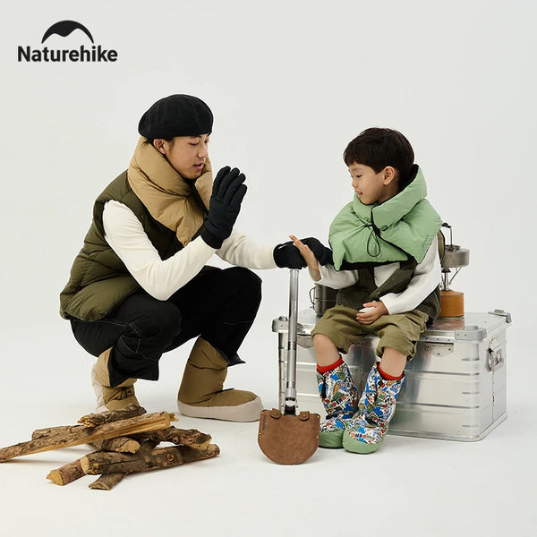 Natuerehike 2025 Outdoor Packable Thermal Drawstring Down Neck Warmer Indoor Warm Scarf Portable Outdoor Accessory