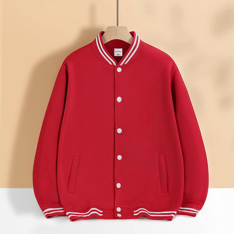 2026 Thin button baseball suit causal couples jacket  for Early autumn trend fashion daily customized group clothes