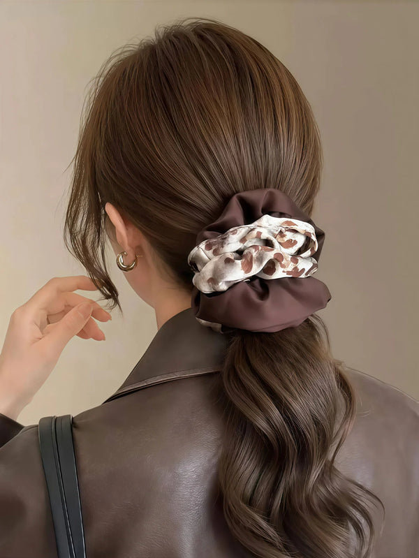 Maruko Large Intestine Hair Hoop 2026 New Sensation Head Flower Disc Hair Artifact Head Rope Advanced Intesti