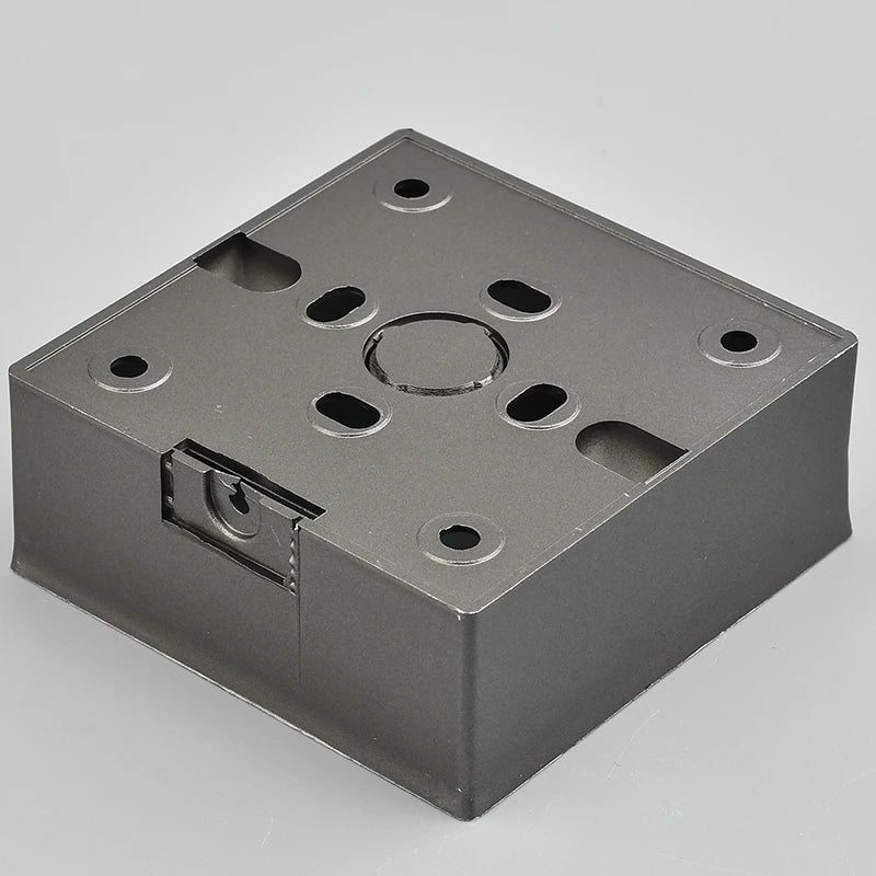 Depoguye For wall switch socket external mounting box, 86mm*86mm socket cable box white gold gray black