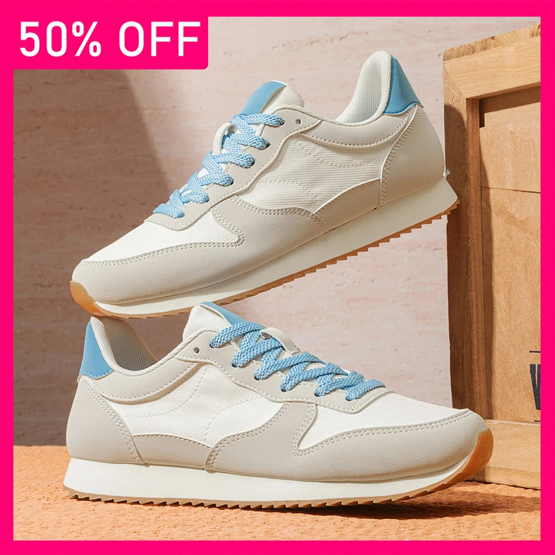 Men Sneakers Spring Retro Versatile Flat Bottom Anti Slip Wear-resistant Outdoor Fitness Shoes 2026 New Comfort Running Shoes