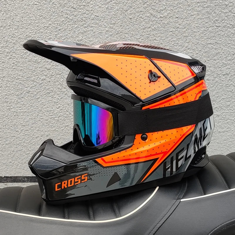 DOT approves ORZmotorcycle helmet children off-road helmet bike downhill AM DH cross helmet capacete motocross casco capacitance