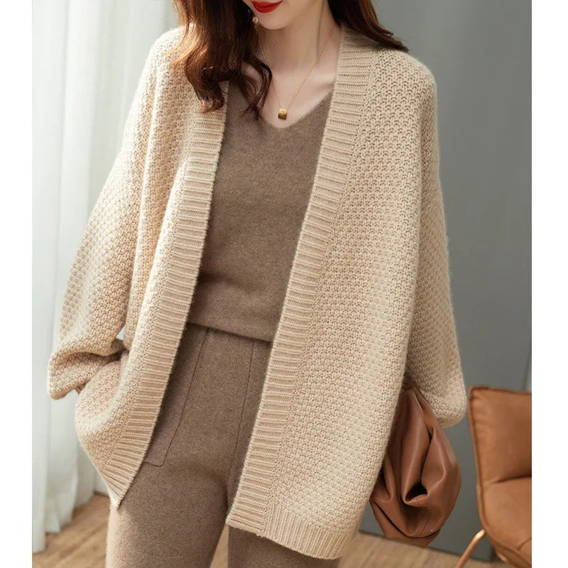 Thicken Autumn Winter Cardigans For Woman Coat New Korean Fashion Knitwears Sweater Cardigans Para Mujer Ladies Tops