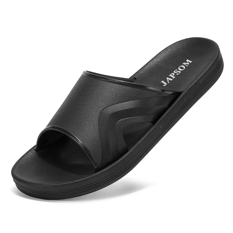 Summer Fashion Slippers for Men Indoor Outdoor Sandals Beach Flip Flop Male Slides Non-Slip Shower Shoes Bathroom Bedroom