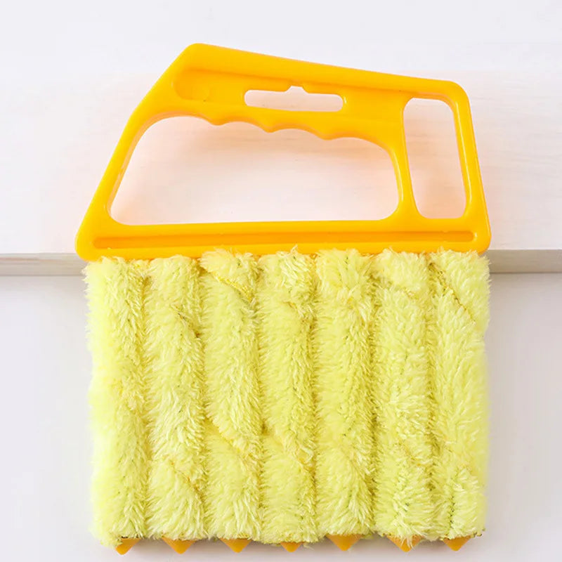 1pc Blind Cleaner Kit,Microfiber Reusable Washable Household Tool,for Vents Windows Curtains,with Crevice Brush,cleaning brush