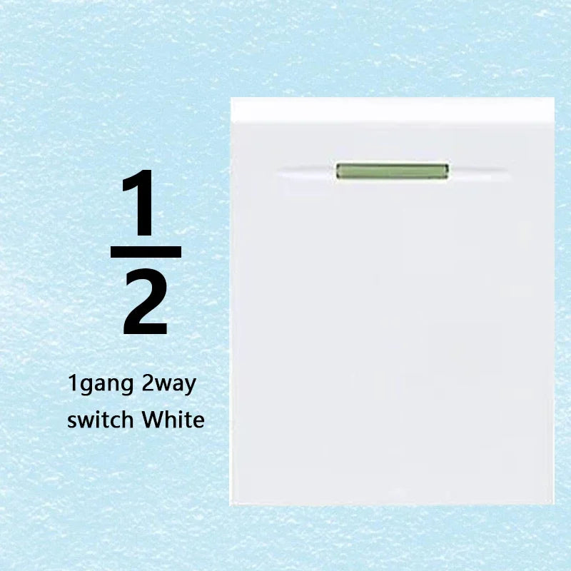 Brazilian Italian Chile  US EU Standard PC panel Free Combination Function USB Type C Key DIY Switch Socket 118mm*75mm White