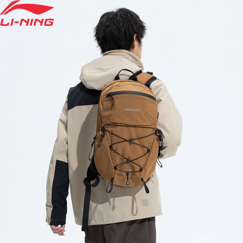 កាបូបស្ពាយ Li-Ning សម្រាប់បុរស និងស្ត្រី ទំហំ 240*150*445mm មានសមត្ថភាពខ្ពស់ក្នុងការឆ្លុះបញ្ចាំងពន្លឺ កាបូបស្ពាយសម្រាប់បុរស និងស្ត្រី ABDV335