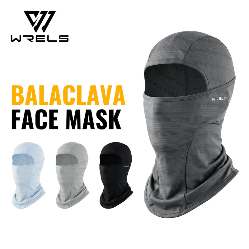WRELS Balaclava Mask Skiing UV Protection Ice Silk Cooling Face Mask Shiesty Hood Breathable Cycling Motorcycle Tactical Bandana