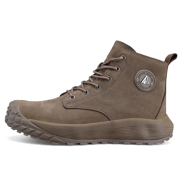 HUMTTO Genuine Leather Hiking Shoes for Men Breathable Designer Winter Trekking Boots Man High Quality Outdoor Sneakers Mens