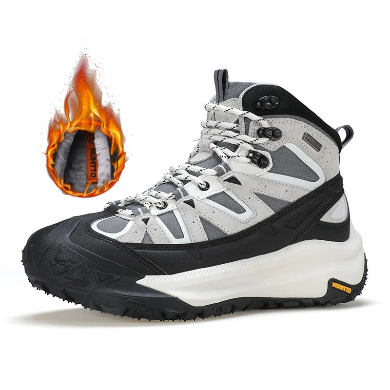 HUMTTO Keep Warm Hiking Shoes Non-slip Trekking Boots for Women Breathable Outdoor Women's Sports Shoes Winter Designer Sneakers