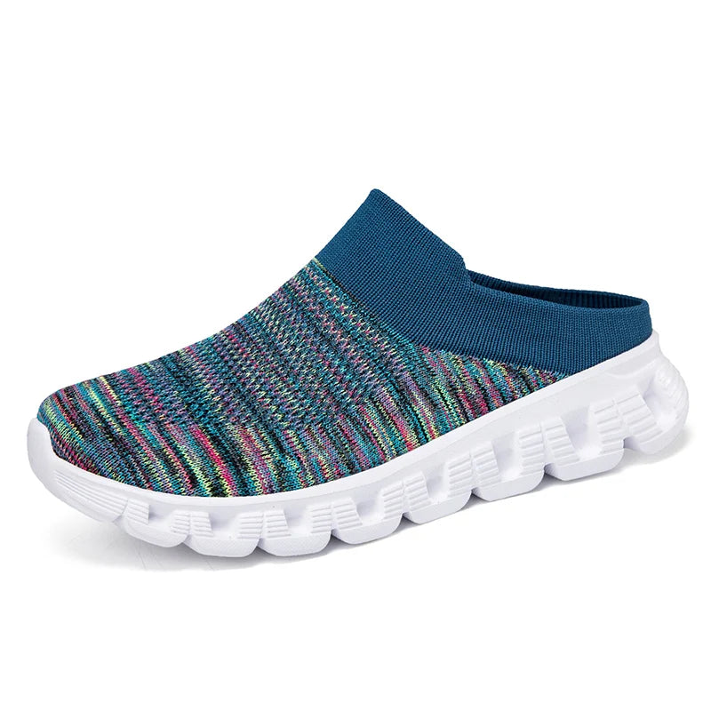 Couples Walking Shoes Big Size 2025 Lightweight Breathable Flat Sneakers Lightwieght Casual Trendy Summer Slippers for Men Women