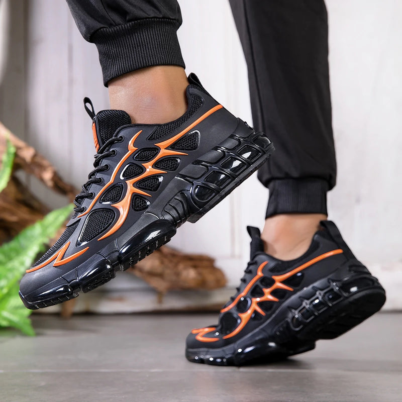 Mens Running Shoes 2026 New Trendy Breathe Cushioning Wear-resistant Multi-Color Daily Sports Casual Sneakers for Men