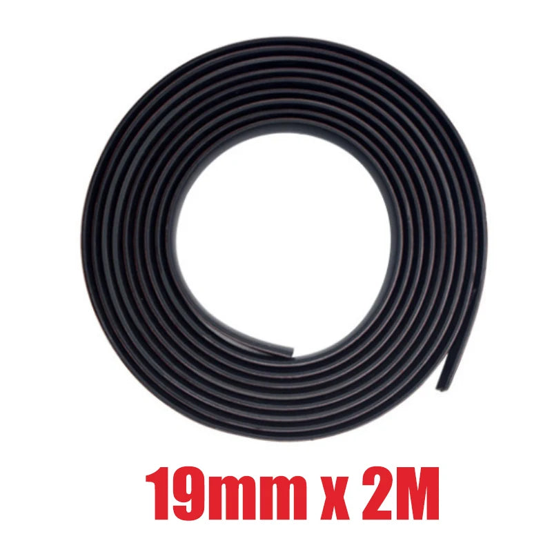 SEAMETAL Car Rubber Seals Edge Sealing Strips Auto Roof Windshield Car Rubber Sealant Protector Seal Strip Window Seals 14/19mm