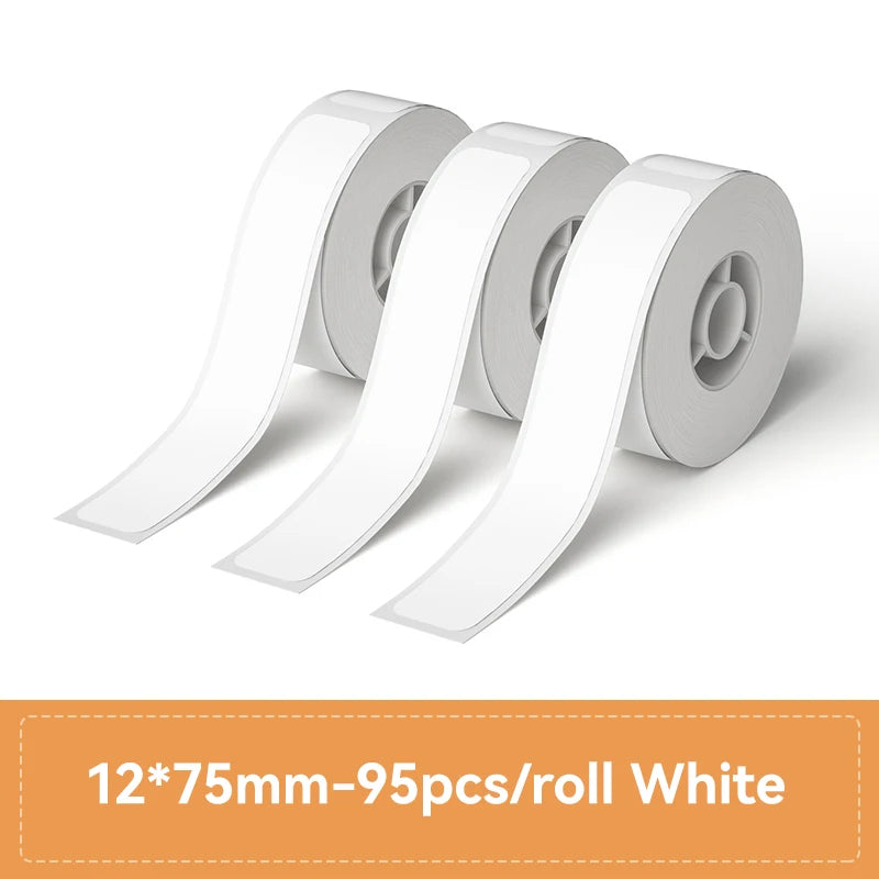Niimbot Thermal Label Paper 3 Rolls/Set Waterproof Scratch-Resistant Tape Sticker for D110 D11 D101 H1 H1S Smart Label Printer