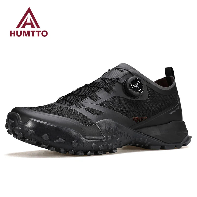 HUMTTO Hiking Shoes Summer Camping Men's Sports Shoes for Men Breathable Trekking Boots Man 2025 Leather Outdoor Safety Sneakers