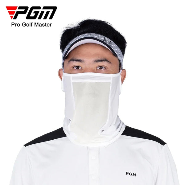 Men Golf Sun Protection Face Mask Outdoor Sun Shield for Face and Neck Breathable Mesh Sports Scarf WB006