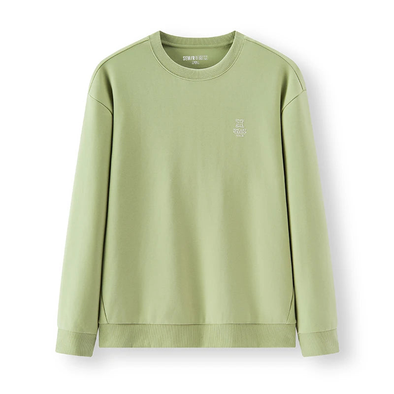 Semir Soft Hoodie Men 2026 Spring Crew Neck Couple Style Casual Fashion Comfortable Versatile Daily Wear Pullover Top