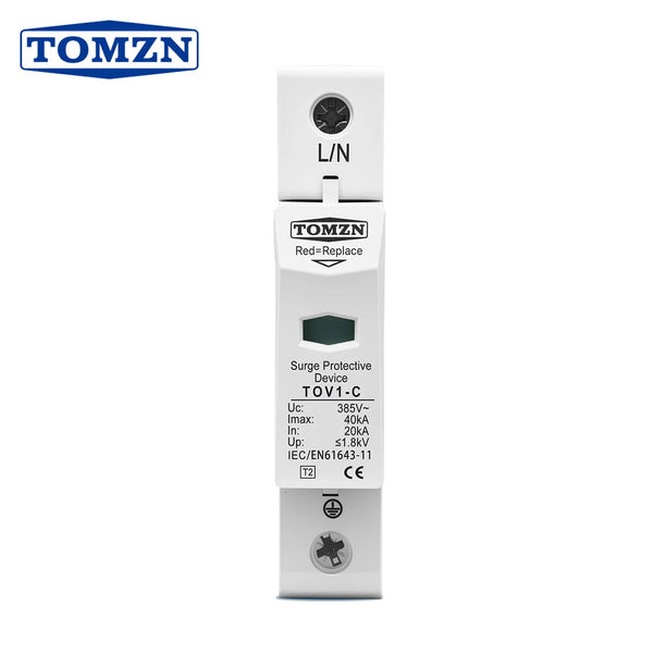 AC SPD 1P 20KA~40KA 275V  House Surge Protector protection Protective Low-voltage  Arrester Device