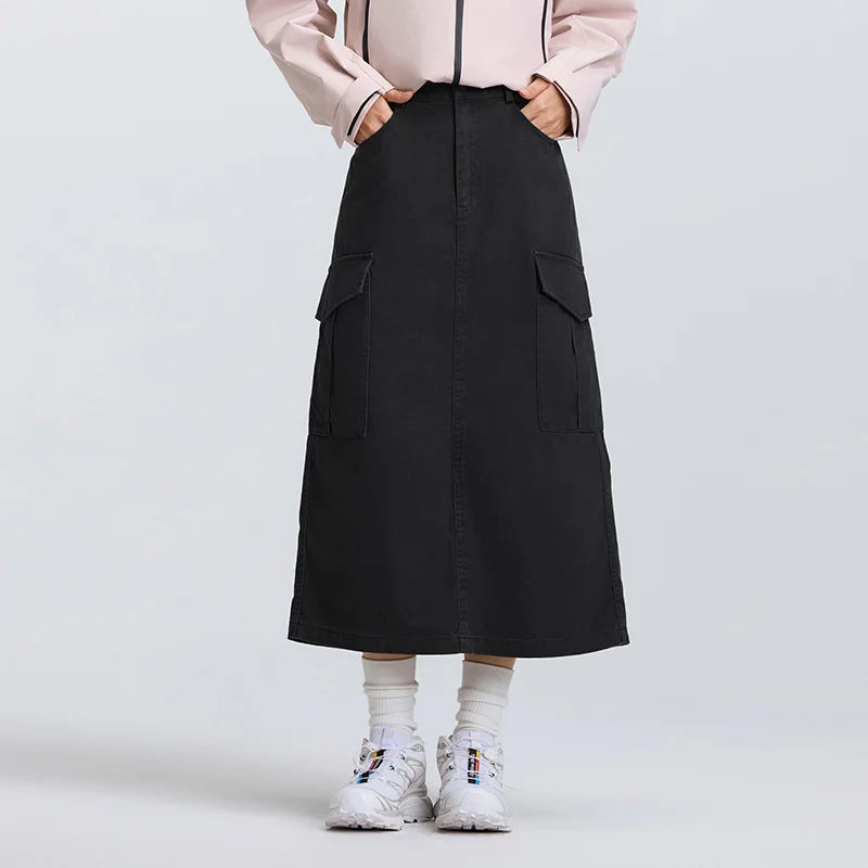 Semir Women Skirt Brushed 2026 Solid Side Split Straight Workwear Urban Casual Everyday Style Soft Comfortable Daily