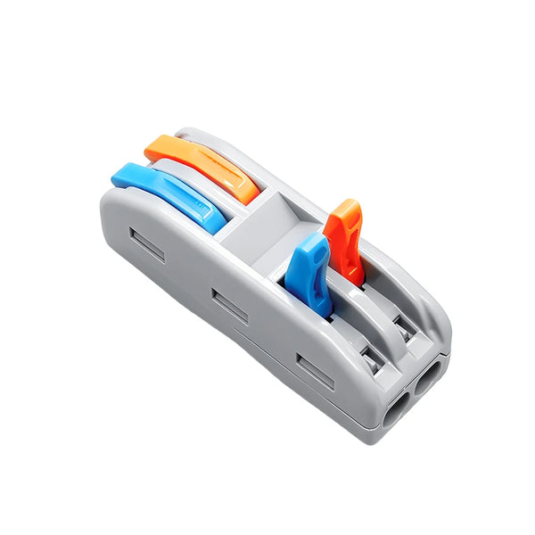 TOMZN Quick Lever Wire Connector 2IN 2OUT 22PCS For BV BVR RV 28-12AWG 250V 32A 0.2-4mm2 Soild/Stranded/Flexible Wire