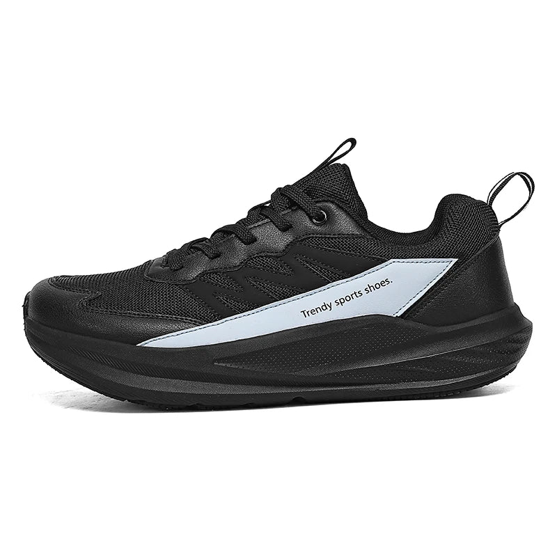 Men Sports Shoes Marathon Sports Breathable Light Wide Last Women Comfort Fashion Flat Bottomed Non Slip Casual Fitness Shoes