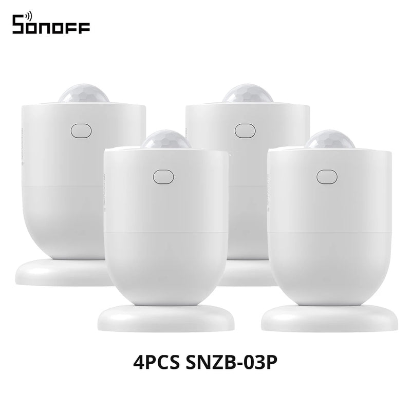 1-5PCS SONOFF SNZB-03P Zigbee Motion Sensor Trigger Smart Lighting & Home Security Works with Alexa Google Home via Zigbee Hub