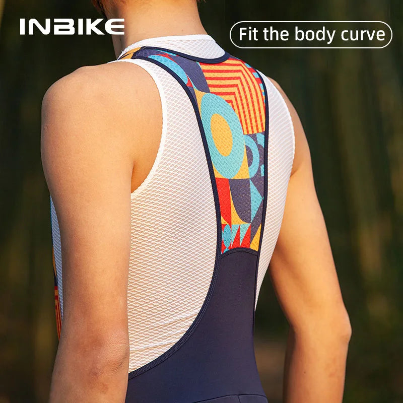 INBIKE Cycling Base Layer for Men Quick Dry Bicycle Vest Top Tank for Riding Cycling Road Bike Undershirt Mesh Underwear Clothes