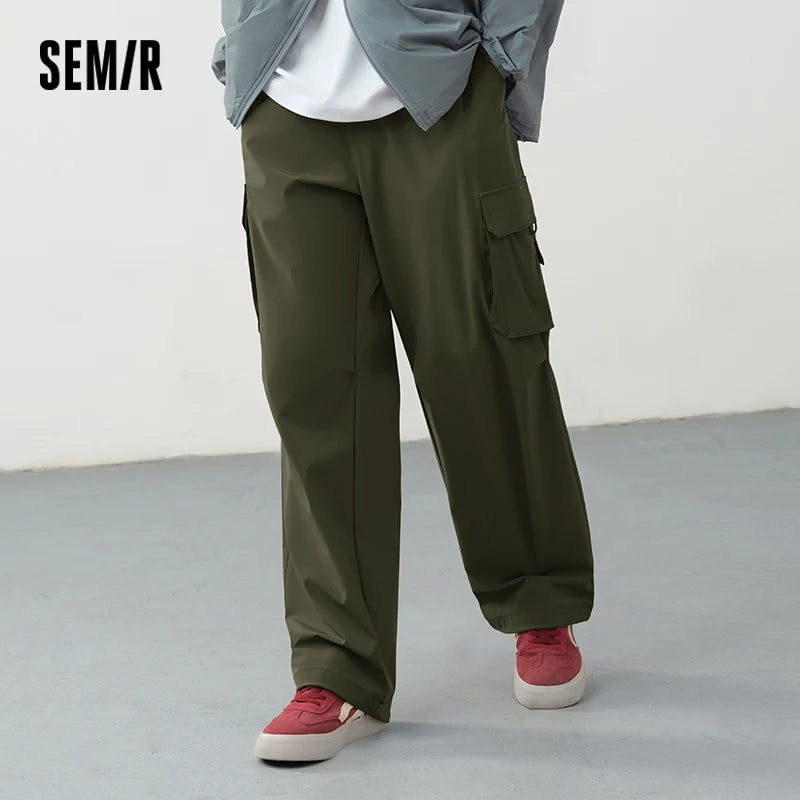 Semir Men Pants Quick 2026 Dry Cooling Outdoor Functional Drawstring Workwear Urban Casual Everyday Style Soft Comfortable