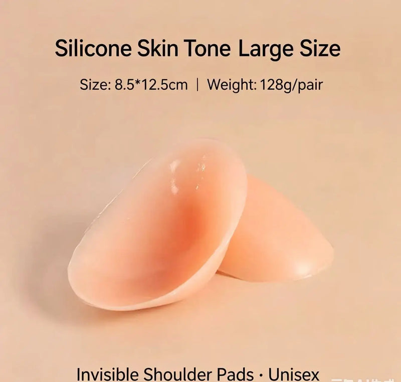 Universal Silicone Shoulder Pad Sponge Right Angle Anti-Slip Narrow Shoulder Tape Invisible for Men's Clothing Accessory