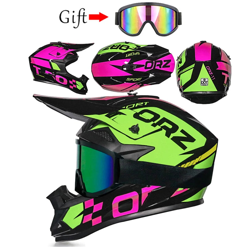 New Arrivals Motorcycle Helmet Motocross Cascos Para Moto Off Road Motocycle Abs Man&Woman Dot