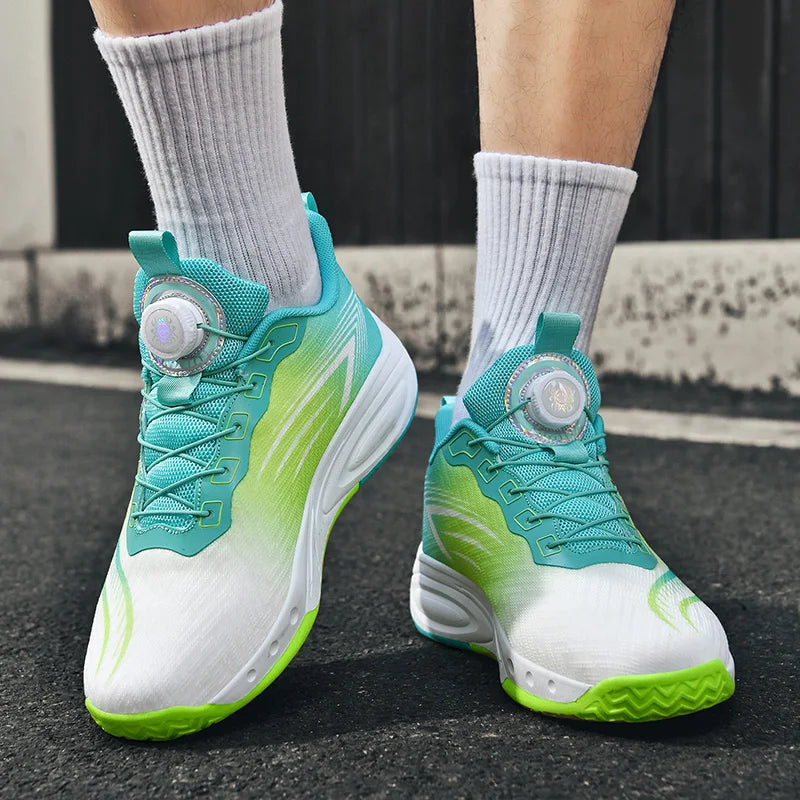 Basketball shoes spring summer anti-slip soft sole competition ball shoes outdoor casual sneakers students sports running shoes