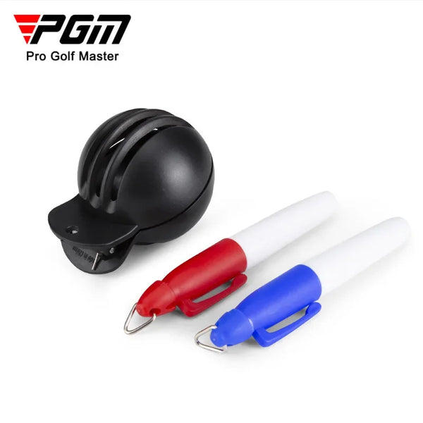 PGM Golf Ball Scoring Device with 2 Scoring Pens Golf Ball Line Marker Golf Accessories HXQ007/HXQ008/HXQ009