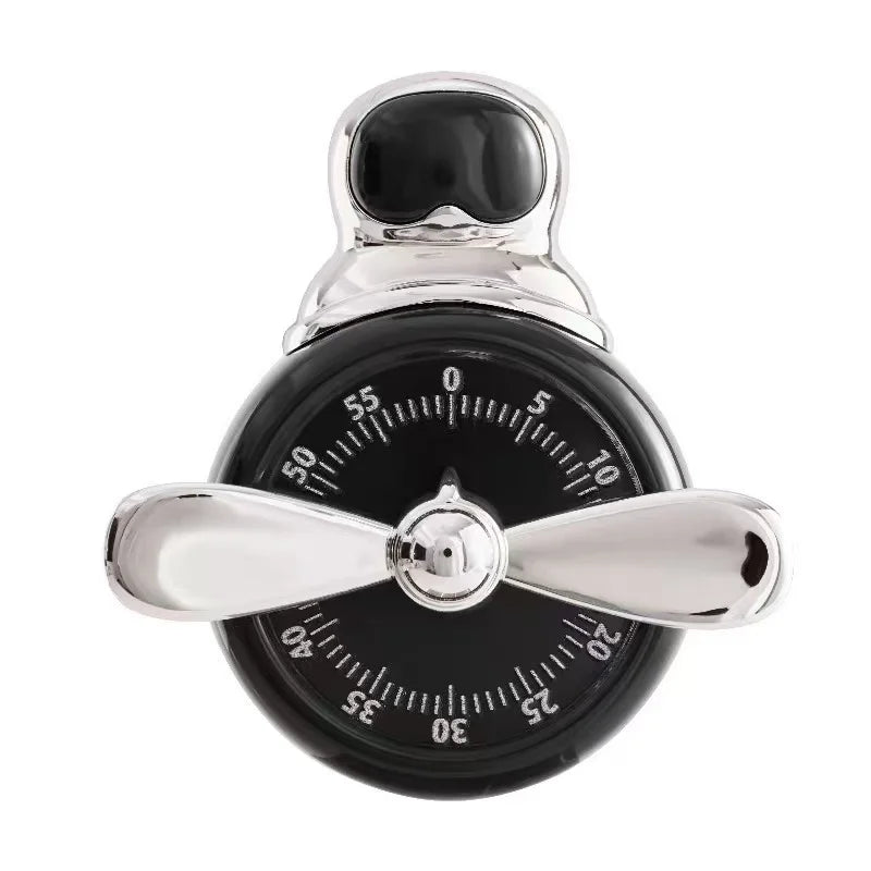 Pilot Magnetic Mechanical Kitchen Timer Home Cooking Baking Countdown Alarm Clock Reminder for Home Use