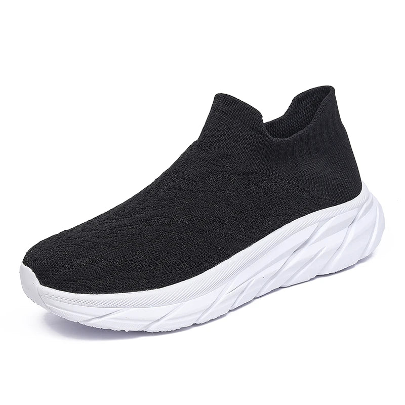 Couple Walking Shoes Low Cut Breathe Mesh Sports Leisure Shoes Fashion EVA Soft Sole Lightweight Sneakers for Men Women