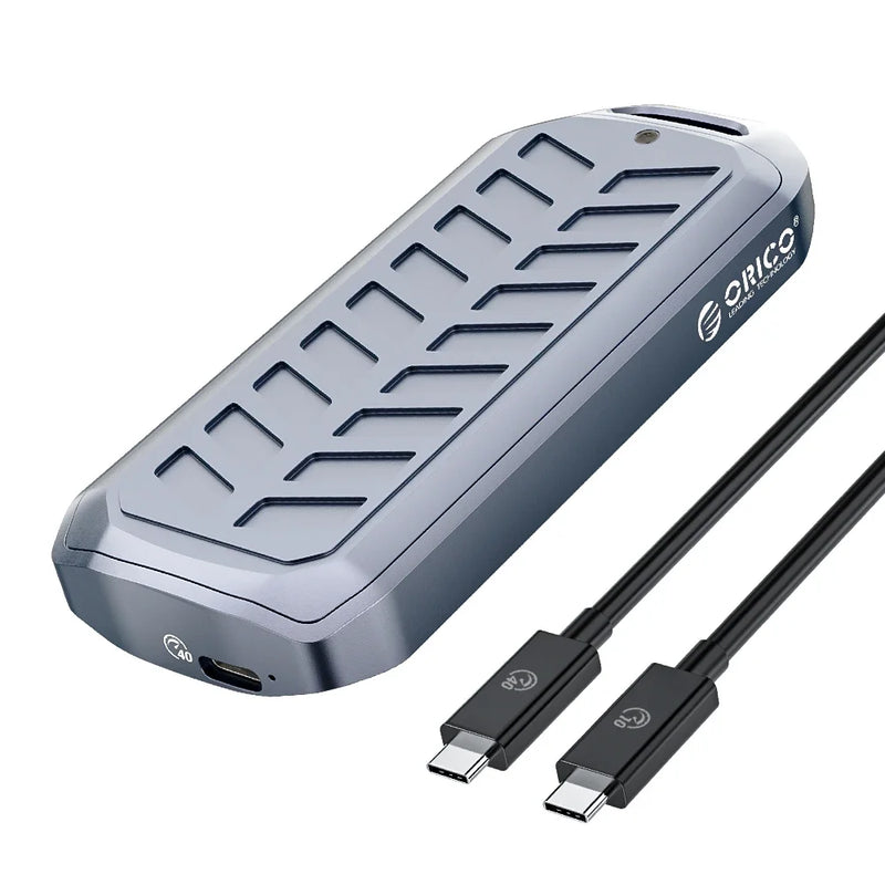 ORICO USB4 M2 SSD Case NVMe 40Gbps M2 NVMe Case Compatible with Thunderbolt 3 USB 3.2/ 3.1/3.0 Type C Protocols USB4