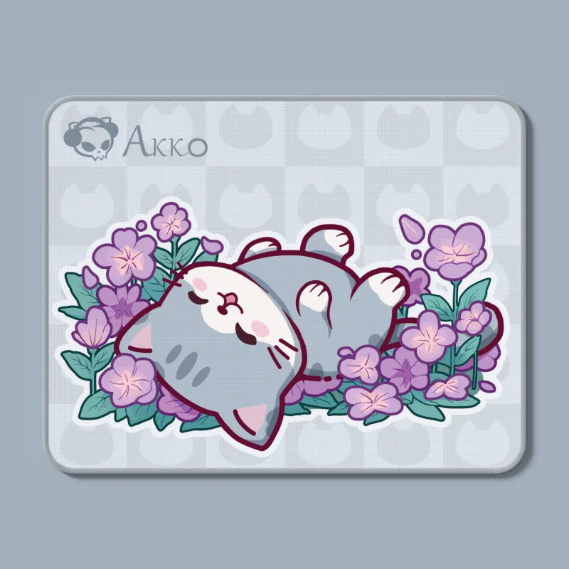 Akko Cute Cat Theme Mouse Pad 360X280mm Cartoon E-SportsGame Keyboard Mice Pad Kawaii Anti-slip Locking Edge Desk Pad Mousepad