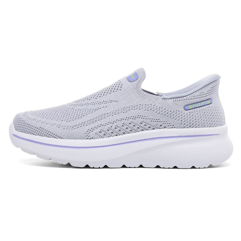 New Unisex Walking Shoes Trendy Mesh Breathable Outdoor Fitness Shoes Soft Sole Wear-resistant Anti Slip Comfort Tennis Shoes