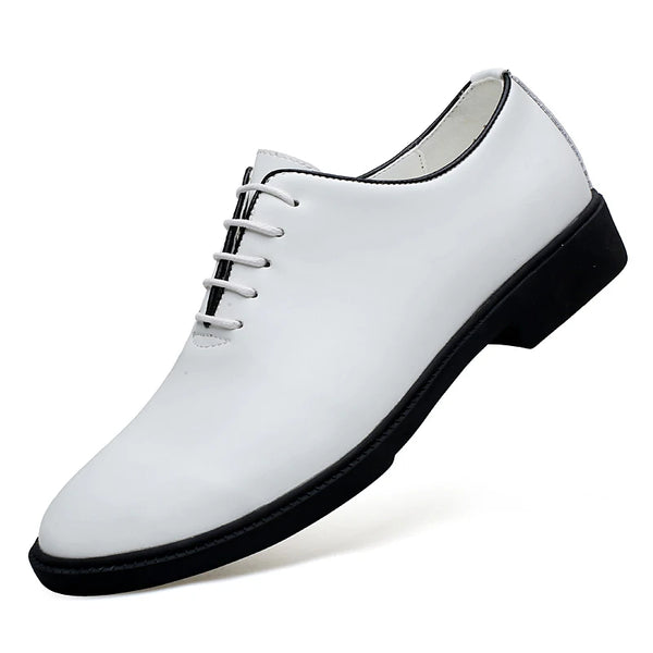Plus Big Size 47 48 49 Luxury Leather Shoes Men White Black British Style Formal Shoes Gentleman Business Shoes Oxfords