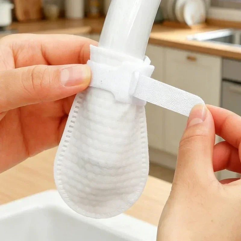 24pcs Kitchen Faucet Filter Bag Set,Includes 20 Filter Cartridges and 4 Fixing Straps,Pre-Filter for Intercepting Rust, Scale.